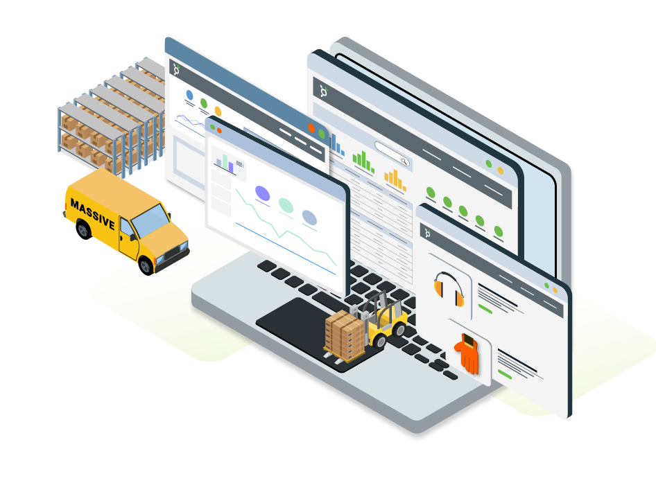 Order management system coordinating orders, inventory, and fulfillment across channels