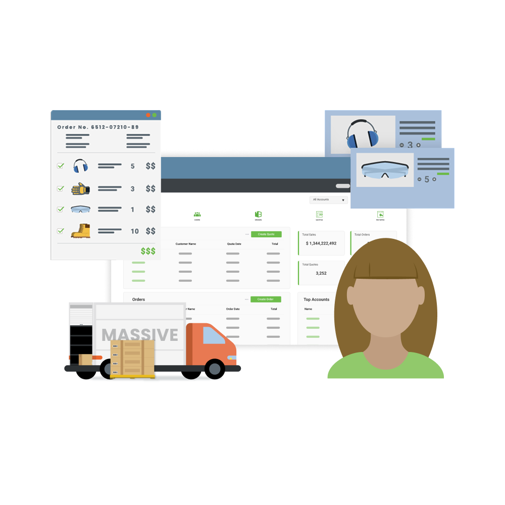 Order management approval workflow for manufacturers