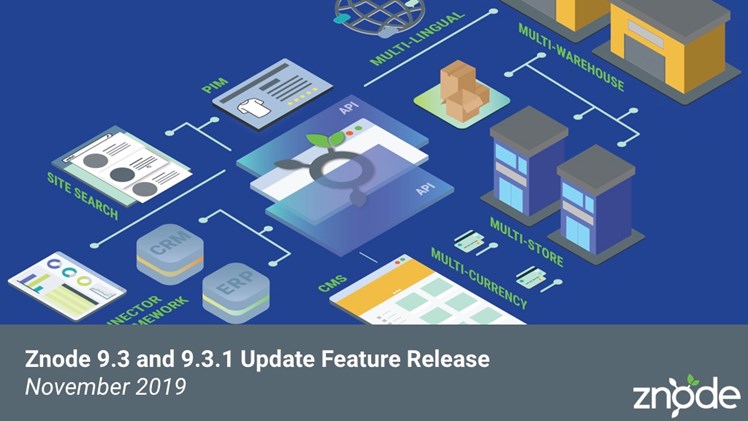 Znode 9.3 and 9.3.1 Update Feature Release Webinar Cover